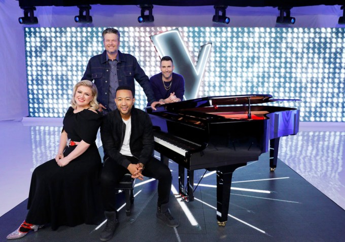 ‘The Voice’ Season 16 coaches pose together.