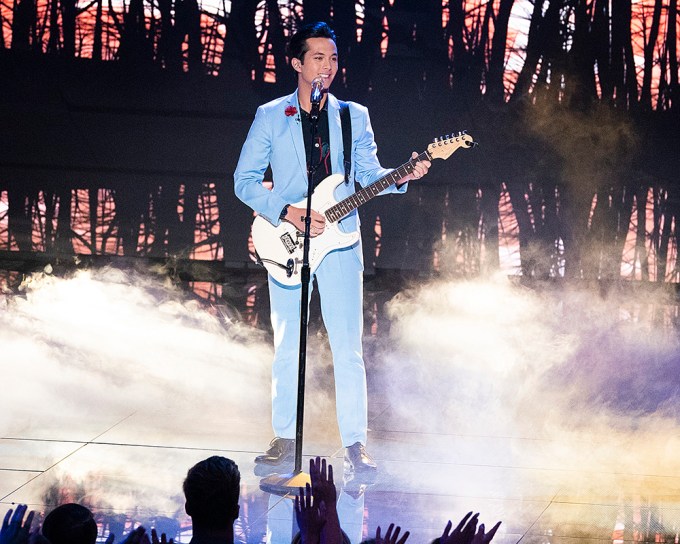 Laine Hardy Plays The Guitar At American Idol