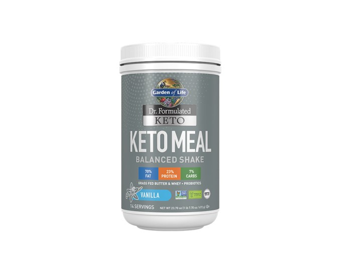 Garden of Life Dr. Formulated Keto Meal Balanced Shake Powder, $50, ThriveMarket.com