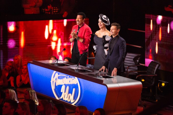 ‘American Idol’ Judges Lionel Richie and Katy Perry With Ryan Seacrest
