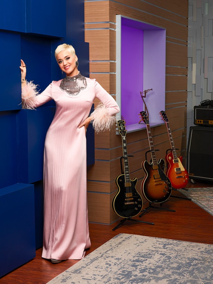 Katy Perry Rocks Pink Gown For American Idol Photo