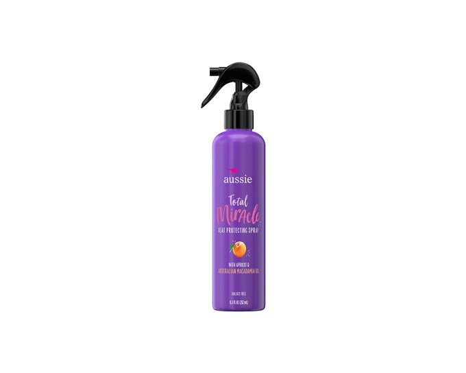 Aussie Total Miracle Heat Protecting Spray, $5, drugstores