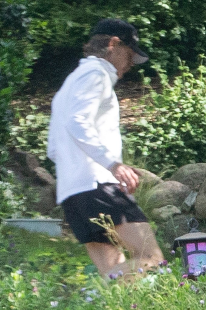 William H. Macy goes for a hike
