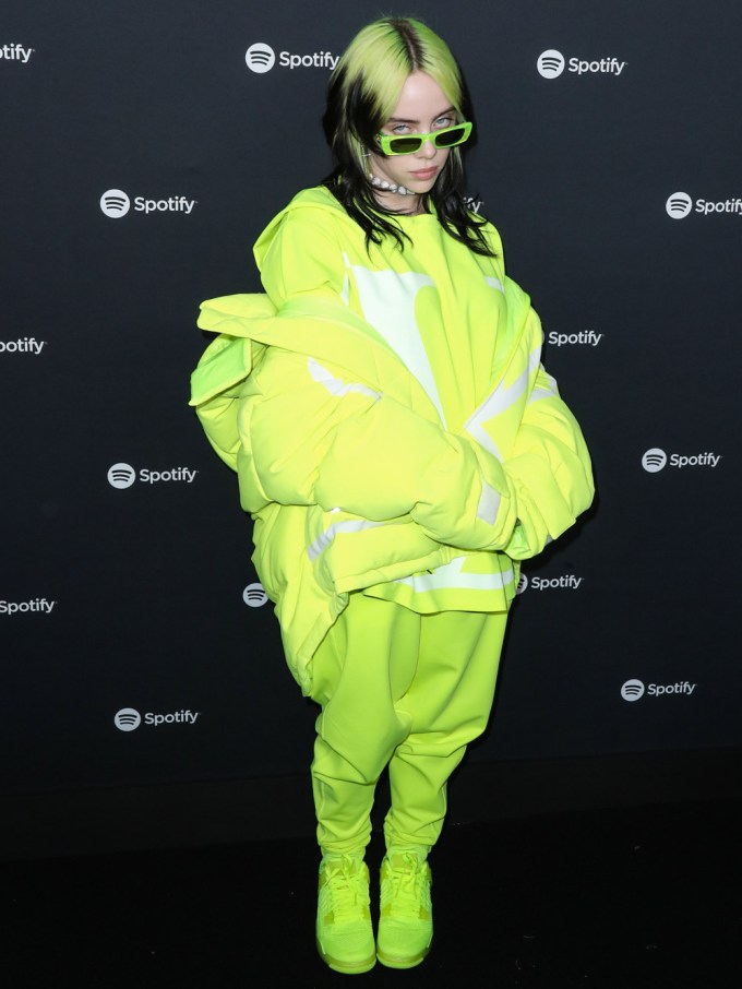 Billie Eilish At The Spotify Best New Artist 2020 Party