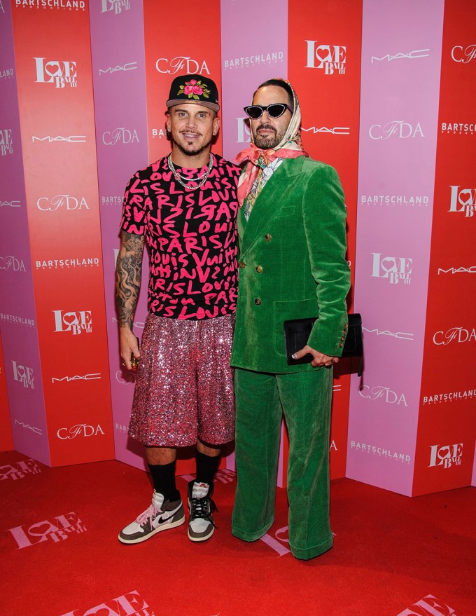 Charly Defrancesco and Marc Jacobs attend a benefit