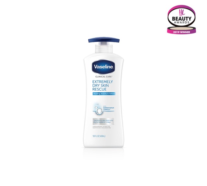 BEST BODY LOTION – Vaseline Clinical Care Extremely Dry Skin Rescue Lotion, $5.99, Target
