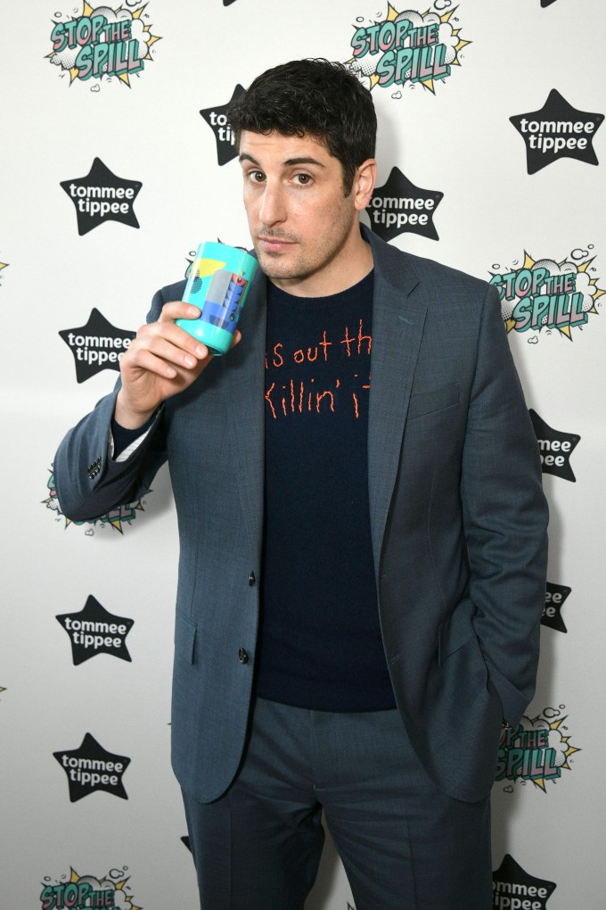 Dad of two, Jason Biggs hosts the launch of Tommee `s No Knock cup