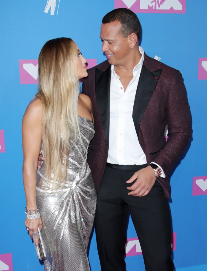 Jennifer Lopez & Alex Rodriguez at the 2019 VMAs
