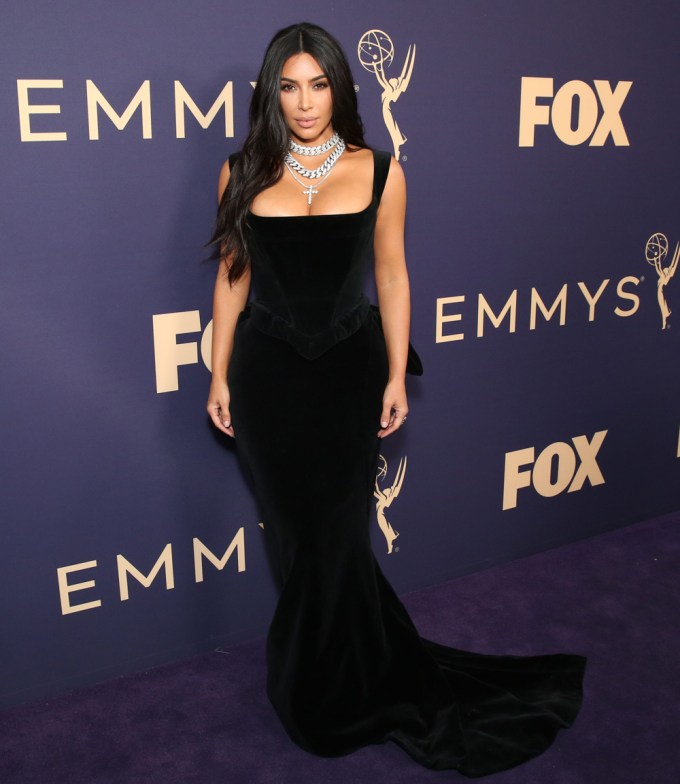 Kim Kardashian In Sexy Black Dress