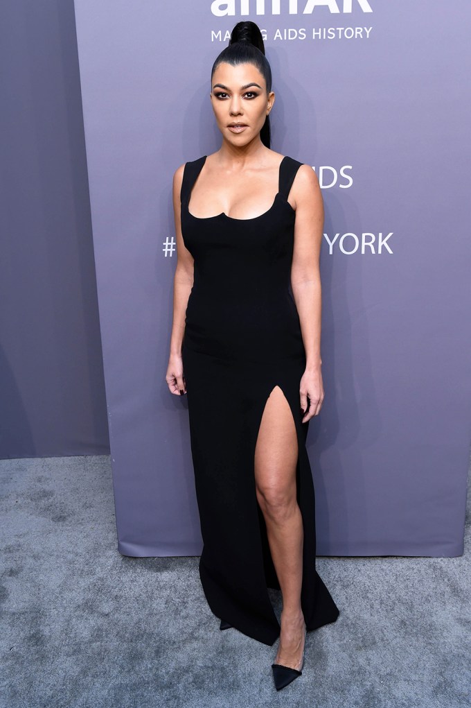Kourtney Kardashian At amfAR Gala