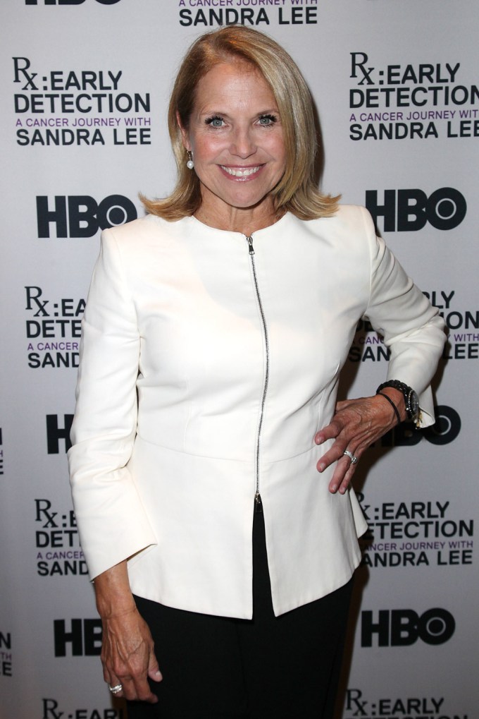 Katie Couric At An HBO Documentary Screening