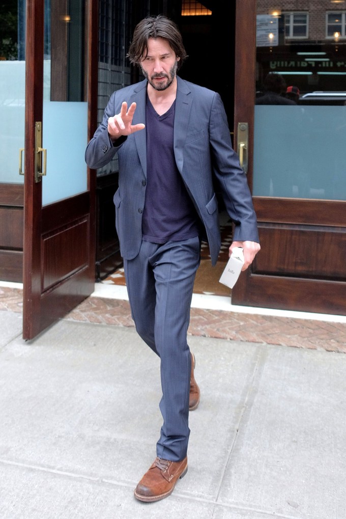 Keanu Reeves Out In New York