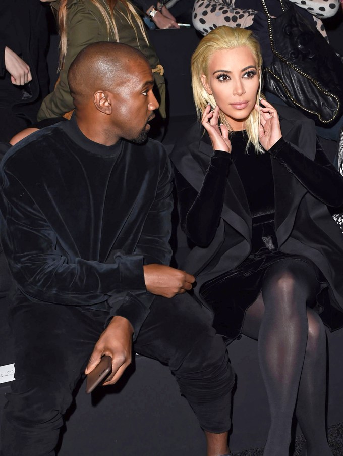 Kim Kardashian & Kanye West In 2015