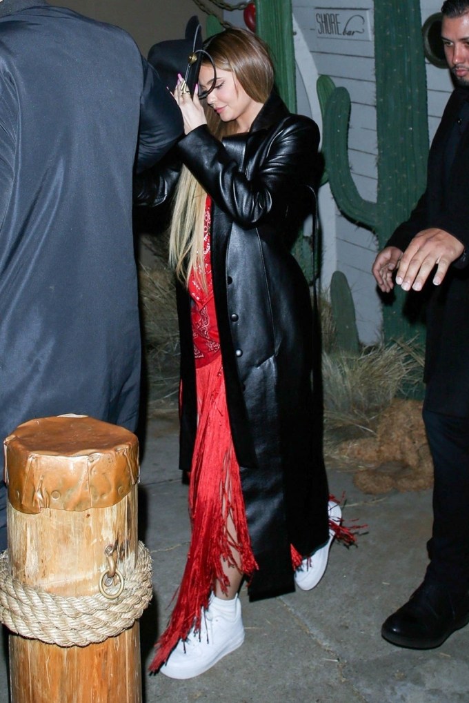 Kylie Jenner Leaves A Western-Themed Party
