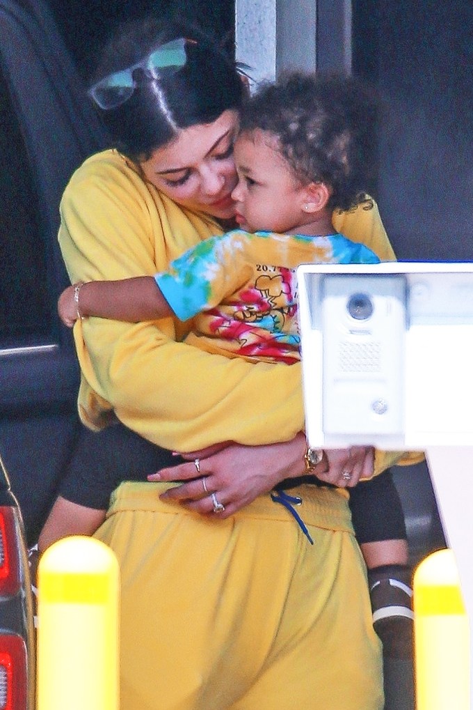 Kylie Jenner Cuddling With Stormi