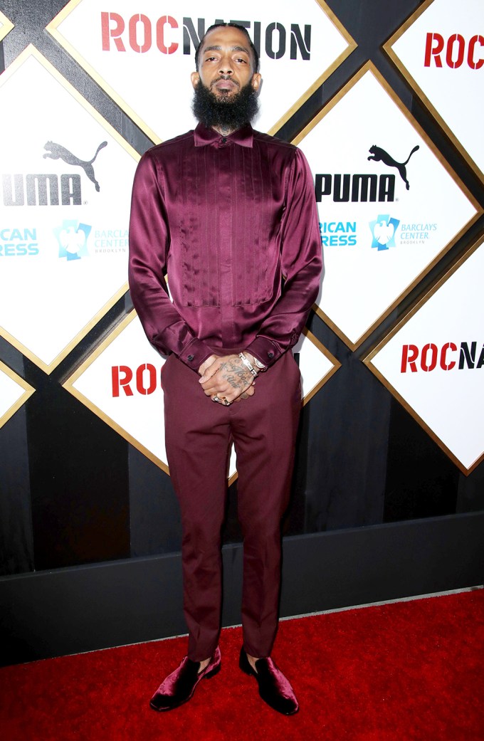 Nipsey Hussle At Roc Nation’s Pre-Grammy Brunch