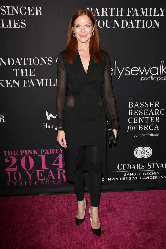 Marcia Cross at The Pink Party