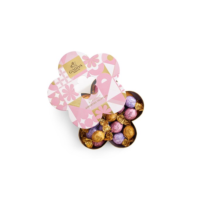 Godiva Chocolatier 32-Piece Truffles Flower Gift Box, $25, Neiman Marcus
