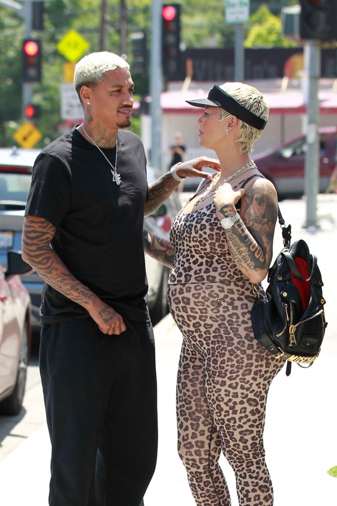 Amber Rose Pregnant With Alexander Edwards