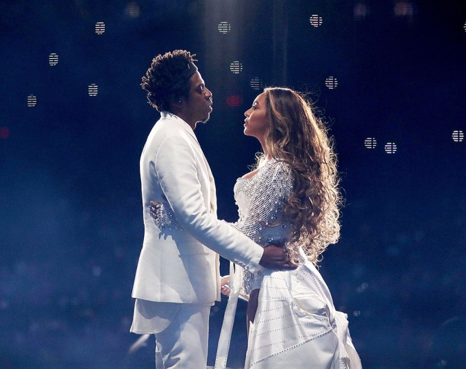 Beyonce & Jay-Z During The ‘On The Run II’ tour