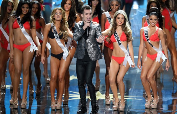 Brendon Urie at a pageant