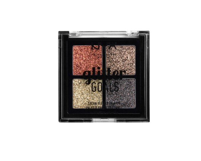 NYX Professional Makeup Glitter Goals Cream Quad Palette, $12, NYXCosmetics.com