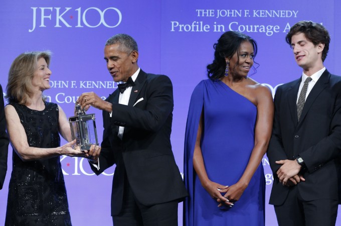 Jack Schlossberg With President Obama & First Lady Michelle Obama