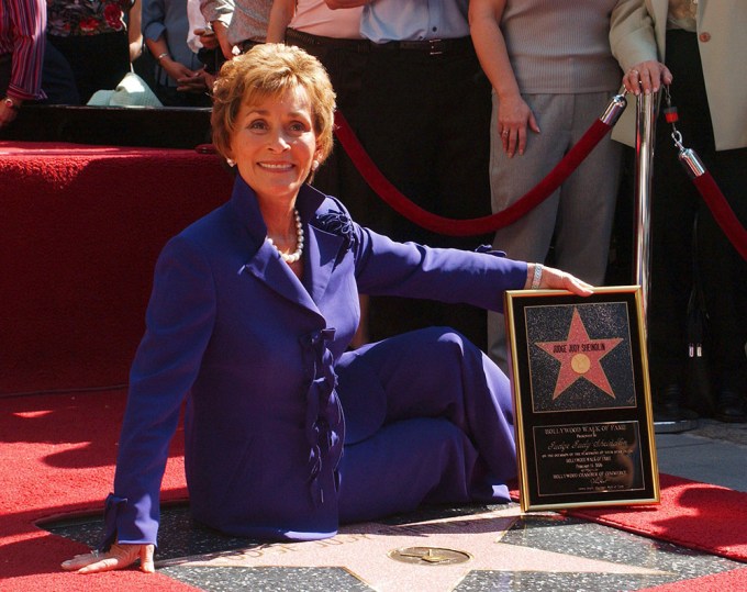 Judge Judy On The Hollywood Walk Of Fame