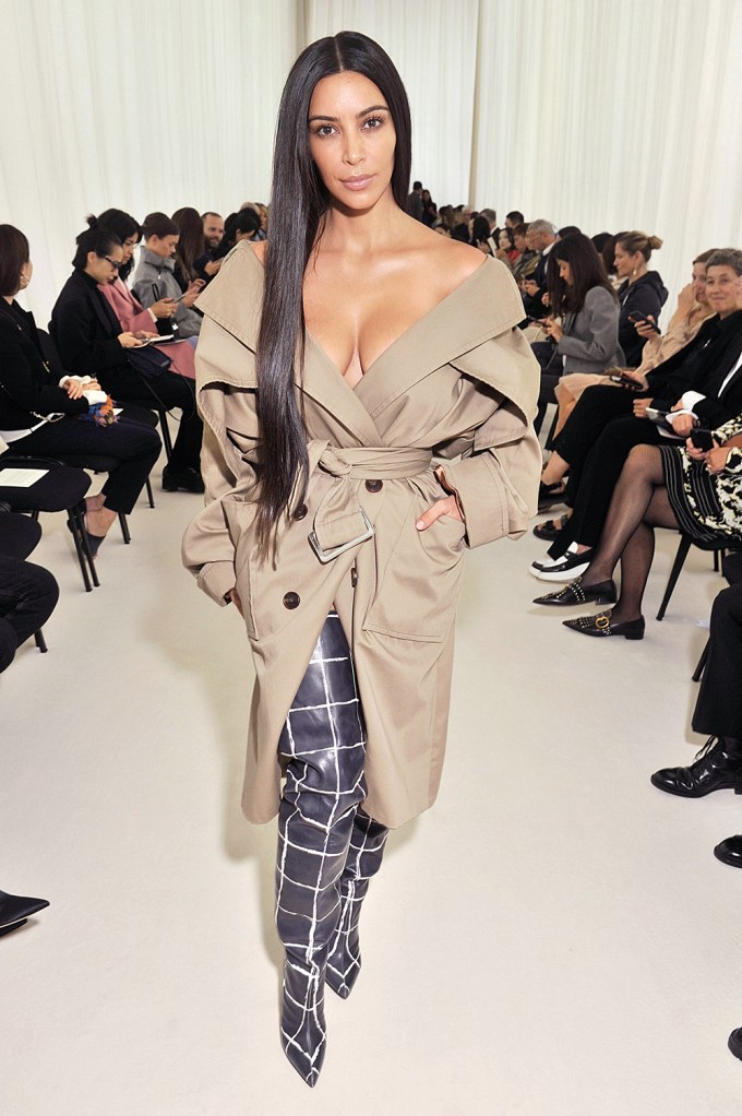 Kim Kardashian West At Paris Fashion Week