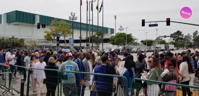 Nipsey Hussle fans gather in Los Angeles