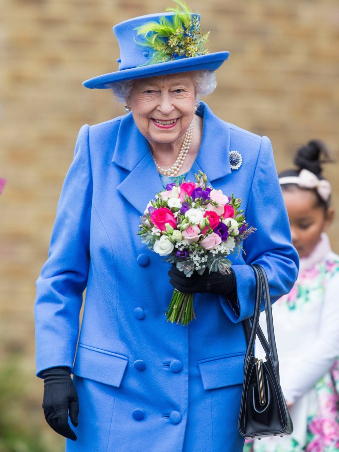 Queen Elizabeth II opens the new Haig Housing Trust development in Morden