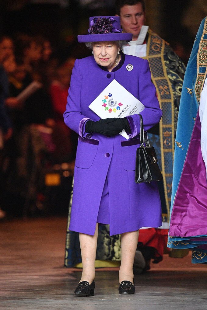 Queen Elizabeth II attends Commonwealth Day service