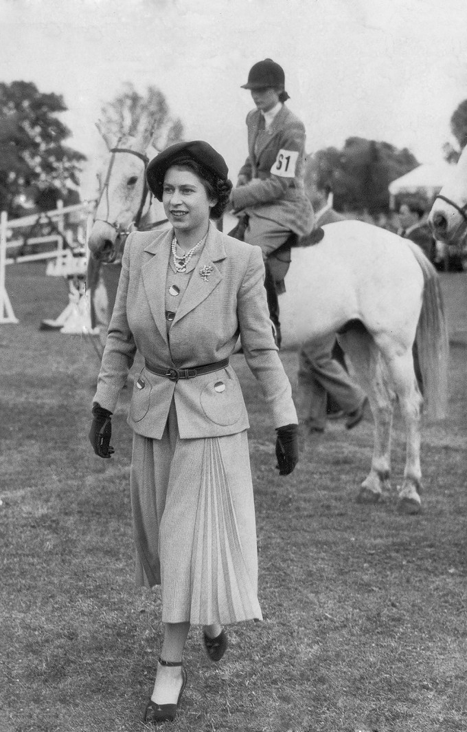Queen Elizabeth II In Equestrian Attire