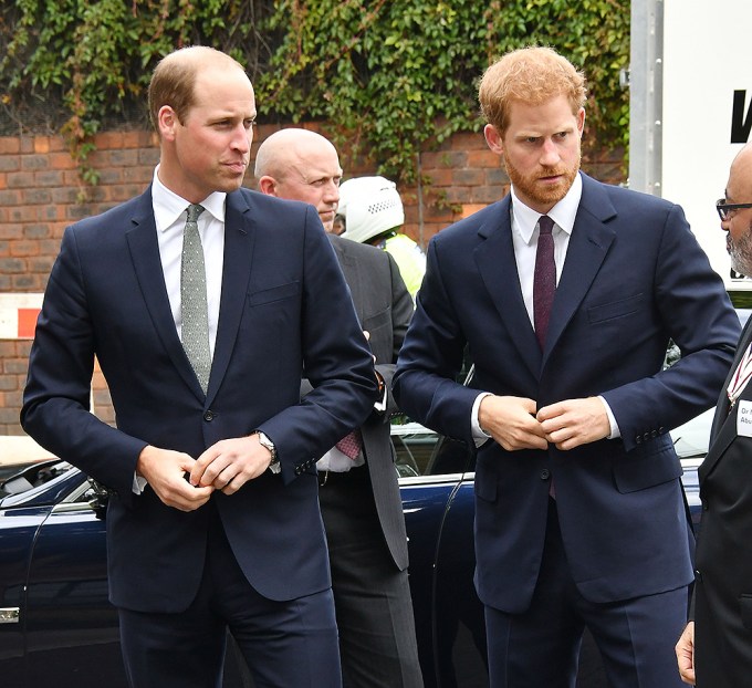 Prince William & Prince Harry At An Event Supporting The Grenfell Community