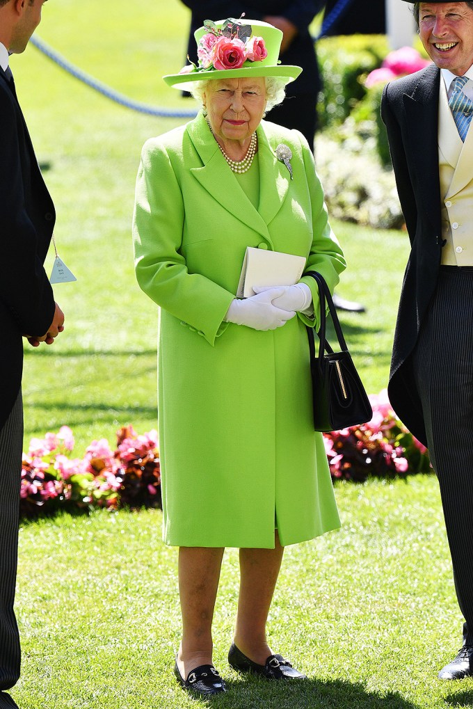 Queen Elizabeth II at the 2018 Royal Ascot