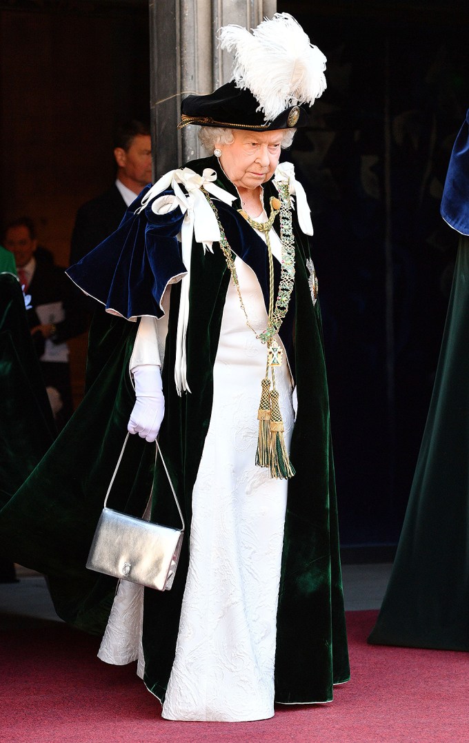 Queen Elizabeth II at the Order of the Thistle Ceremony