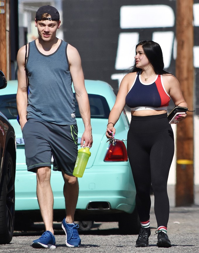 Ariel Winter going to the gym before her 30 lb weight loss