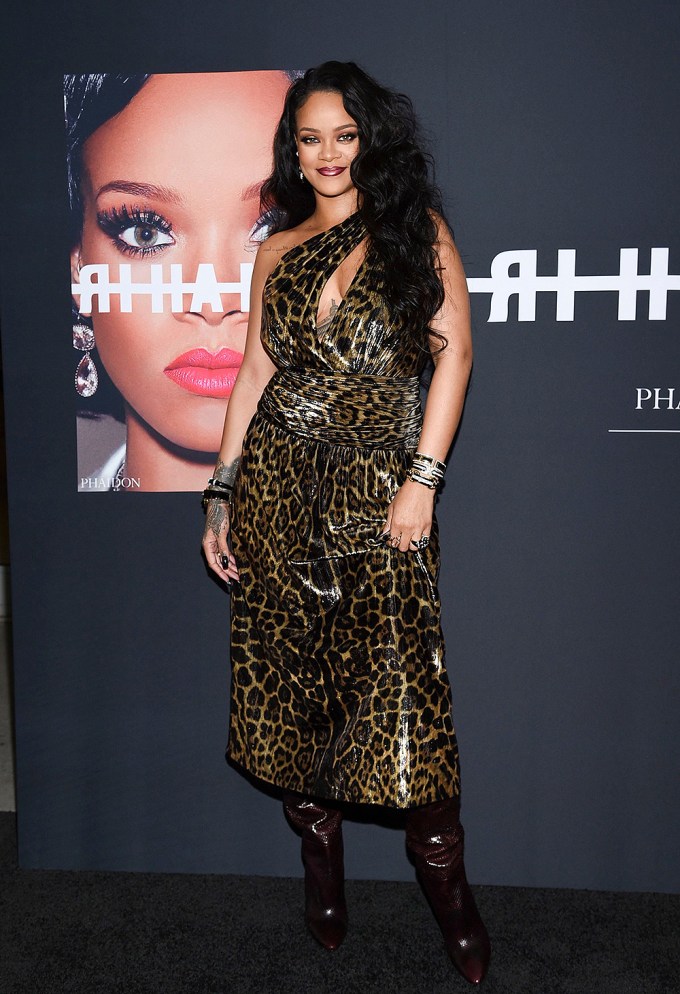 Rihanna Rocks Leopard