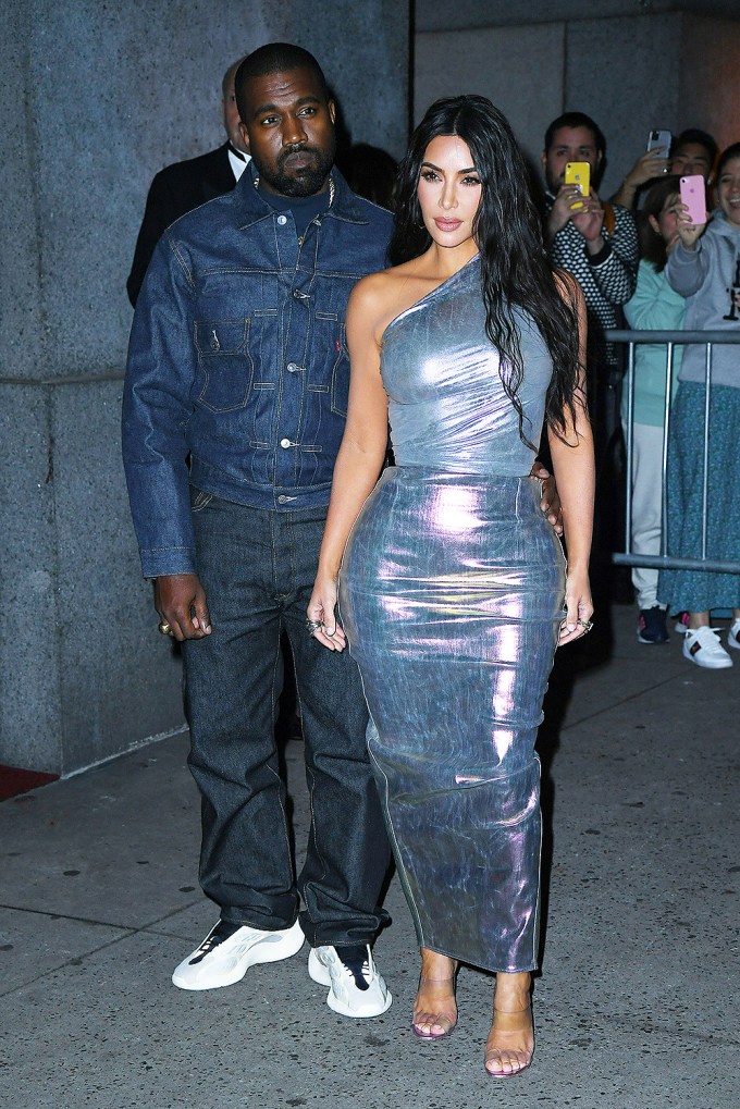 Kim Kardashian & Kanye West Get Ready To Present Award At FGI Gala