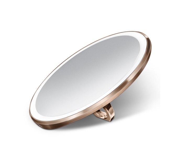 Simplehuman Sensor Mirror Compact, $100, simplehuman.com