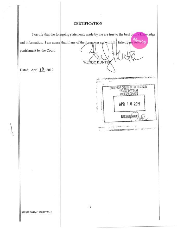 Wendy Williams Divorce Documents