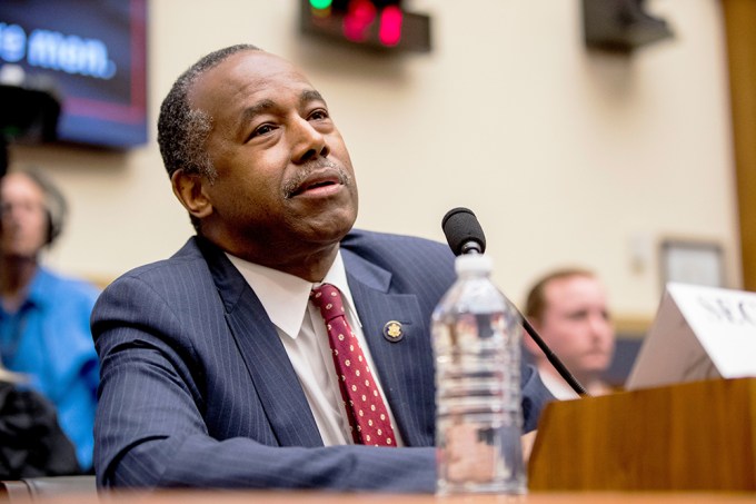 Ben Carson at a House Financial Services Committee hearing