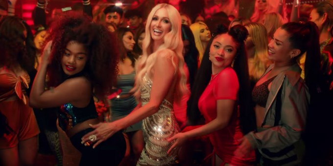 Paris Hilton’s dances in a club in her ‘Best Friend’s A**’ Music Video