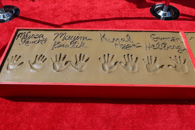 ‘The Big Bang Theory’ Handprint Ceremony