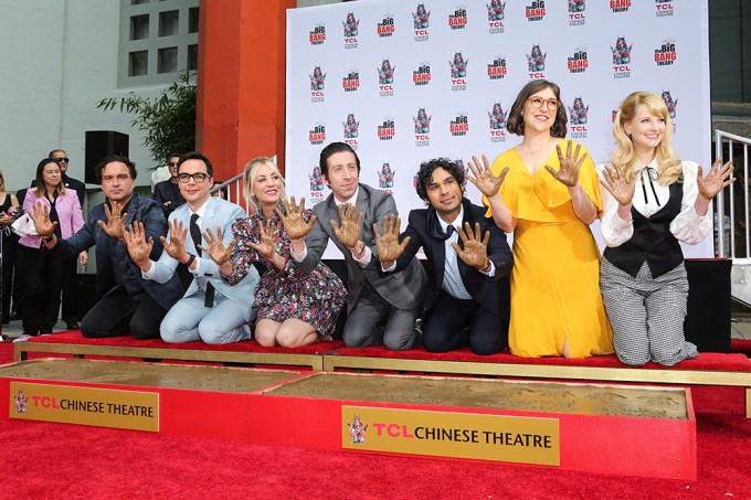 ‘The Big Bang Theory’ Cast Show Their Hands