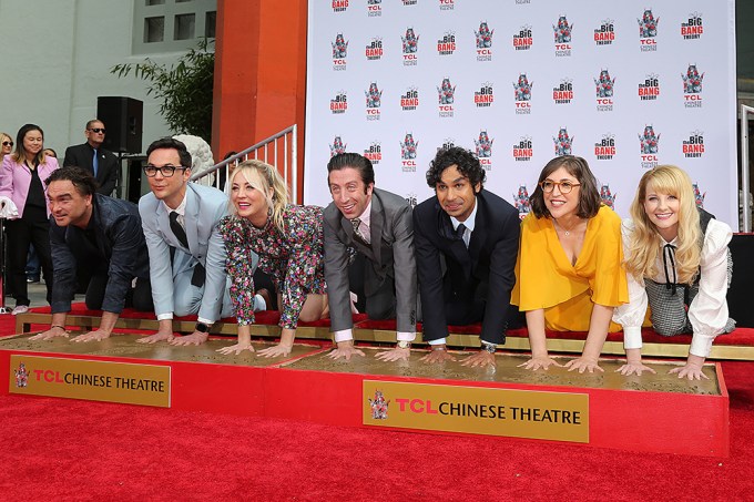 ‘The Big Bang Theory’ During Their Handprint Ceremony