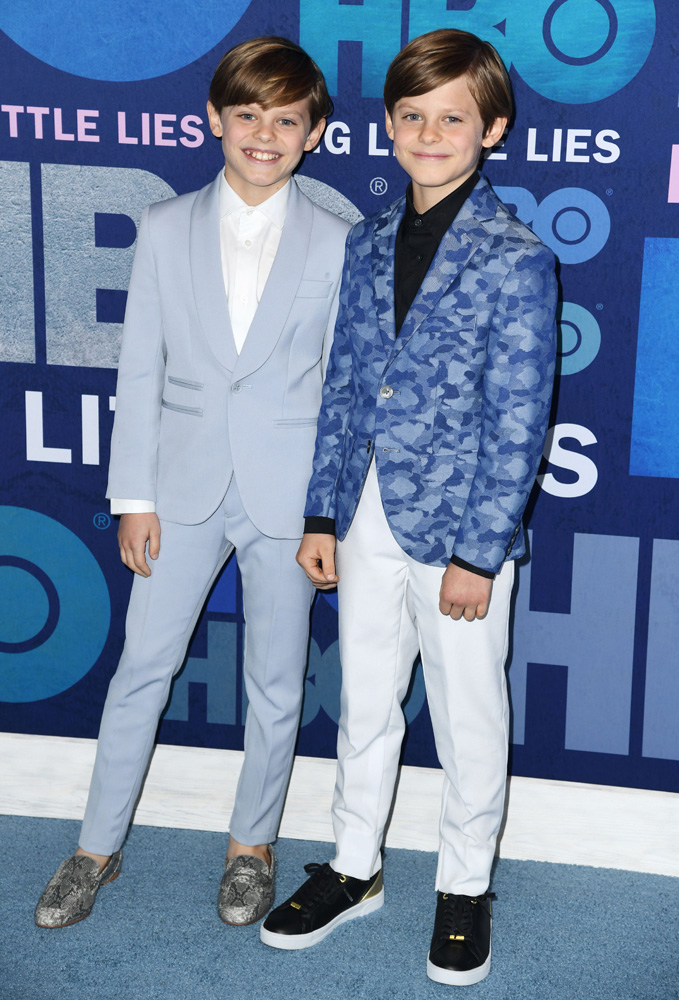 Twins Nicholas Crovetti and Cameron Crovetti At ‘Big Little Lies’ Season 2 Premiere