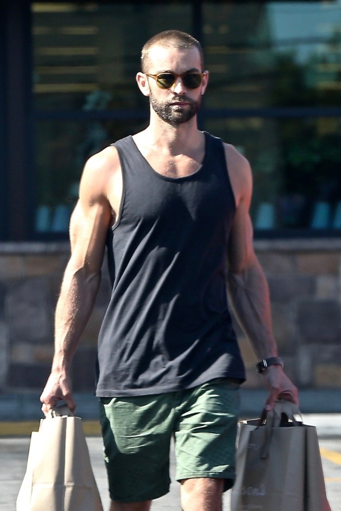 Chace Crawford Debuts Muscle Gains
