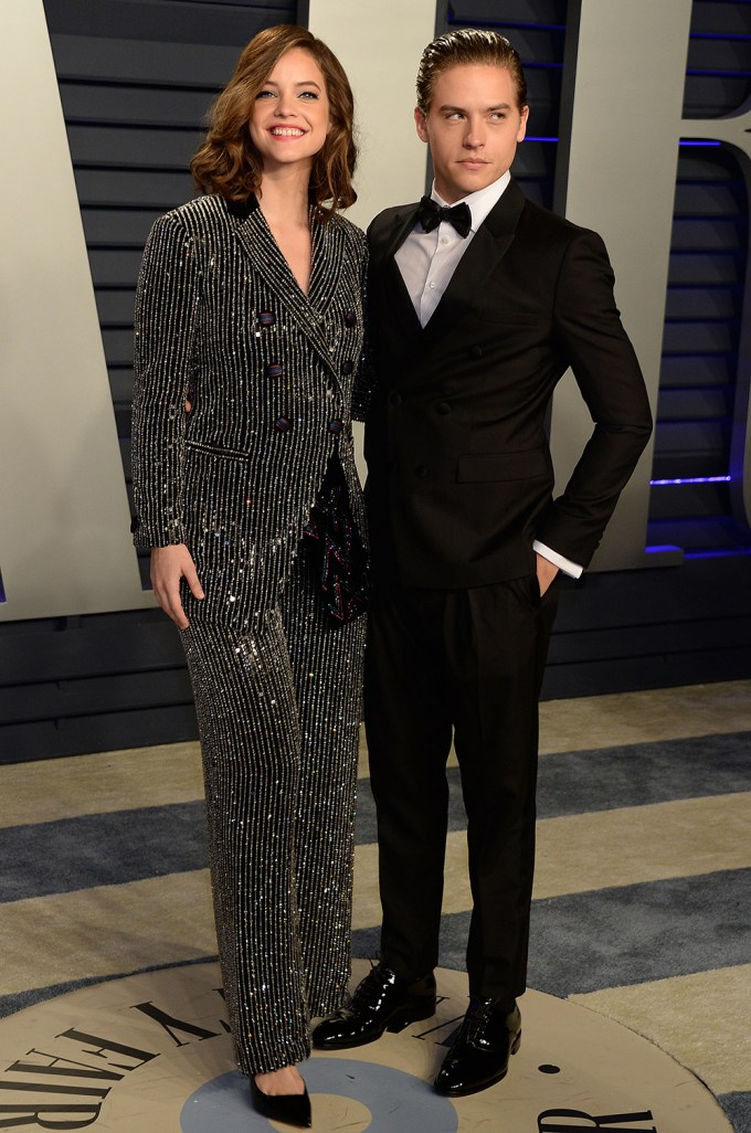 Dylan Sprouse and Barbara Palvin at the Vanity Fair Oscar Party