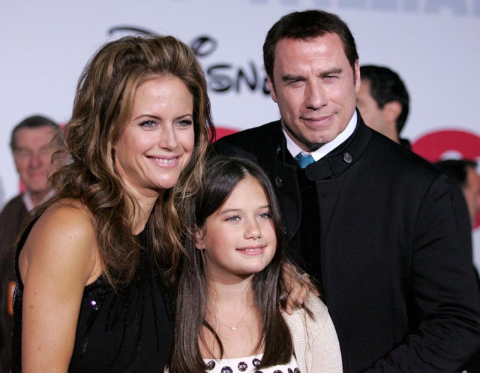Ella Bleu Travolta & Her Parents At The Premiere Of ‘Old Dogs’